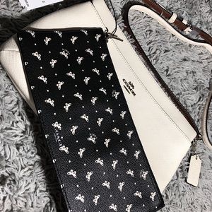 Coach crossbody purse w/ extra pouch